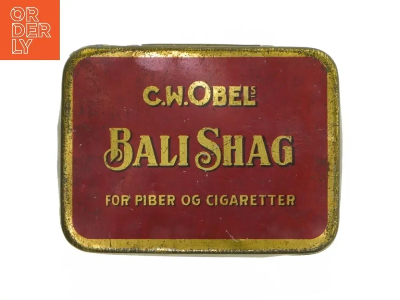 Billede 2 - Tobaksdåse C.W. Obel Bali Shag fra C.W. Obel (str. 16x12 cm)