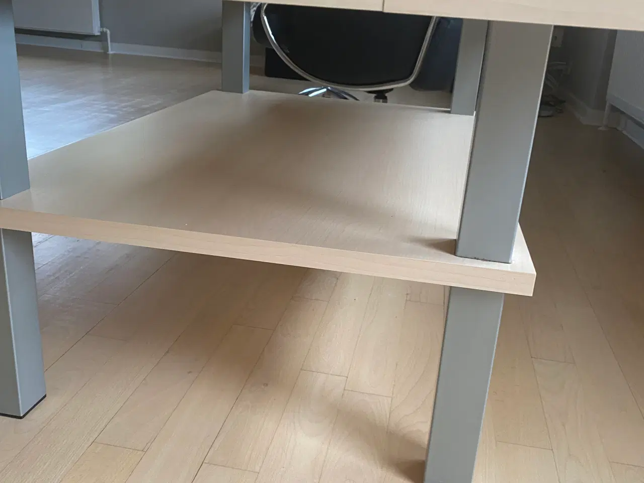 Billede 1 - Sofabord Lys finer med 2glas plader 
