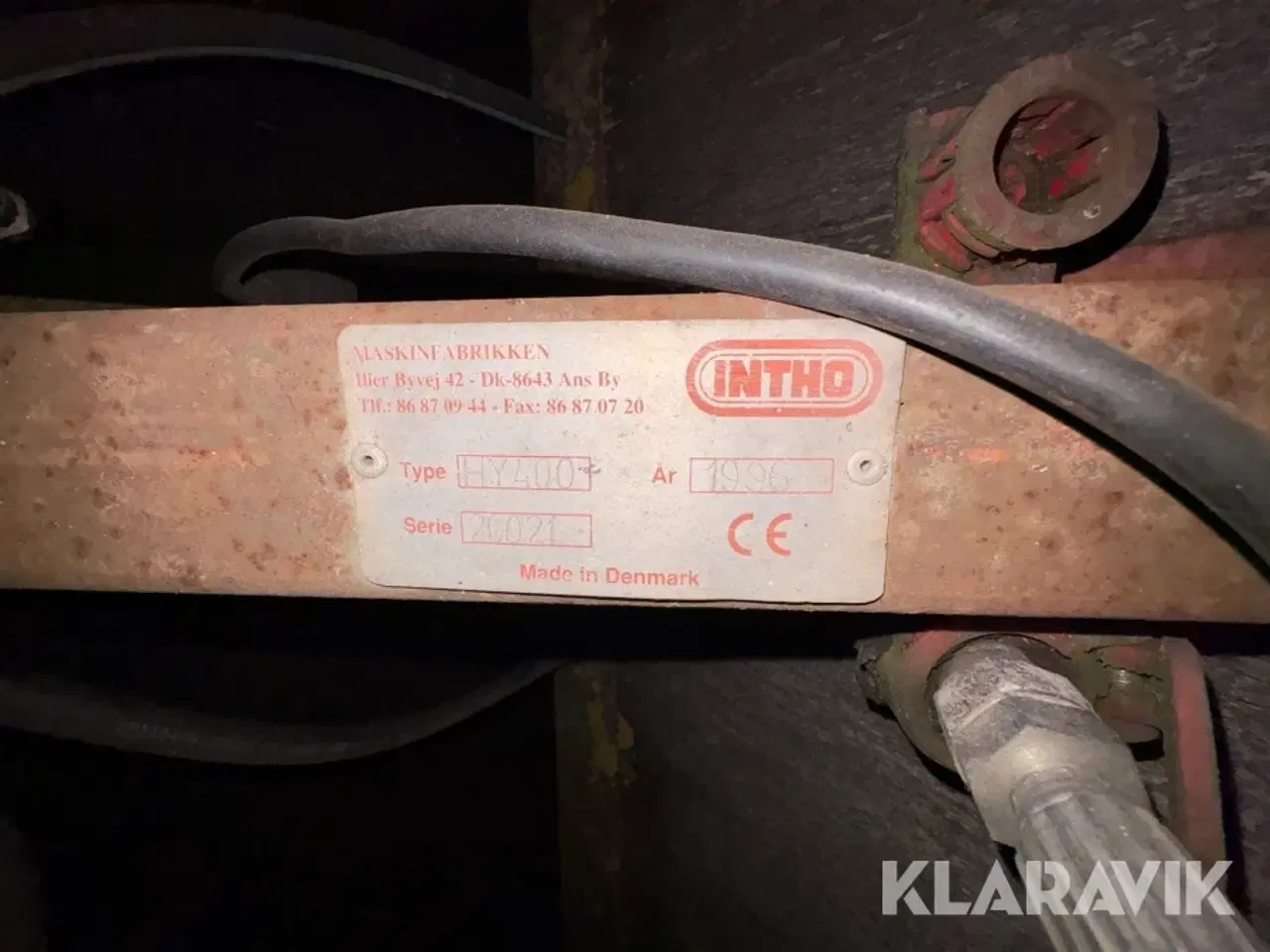 Billede 6 - Kreaturvogn Intho HY 400 - Med bremser