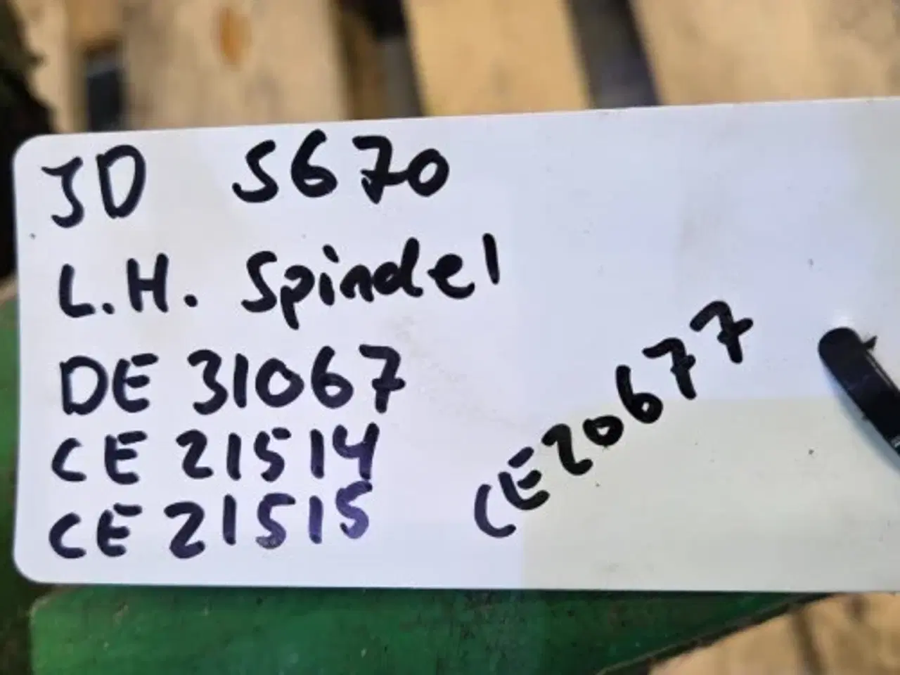 Billede 9 - John Deere S670 Spindel L. DE31067