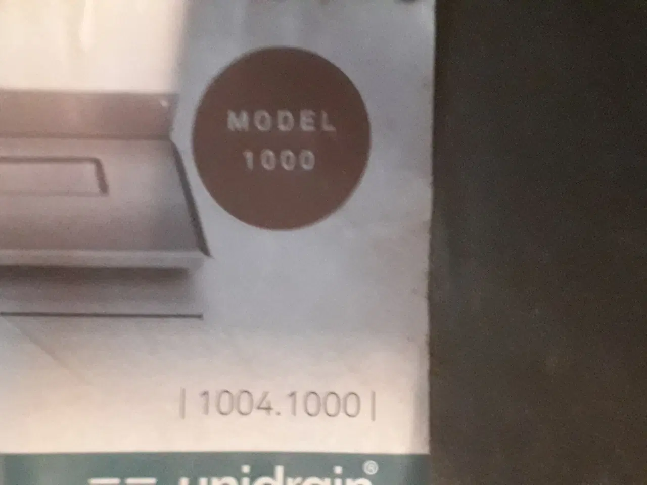 Billede 3 - Unidrain Model 1000