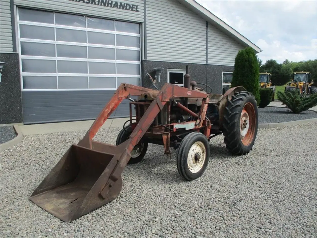 Billede 2 - Fordson Frontlæsser med skovl og beslag fra Ford Major. Kan nemt tilpasse andre traktorer.
