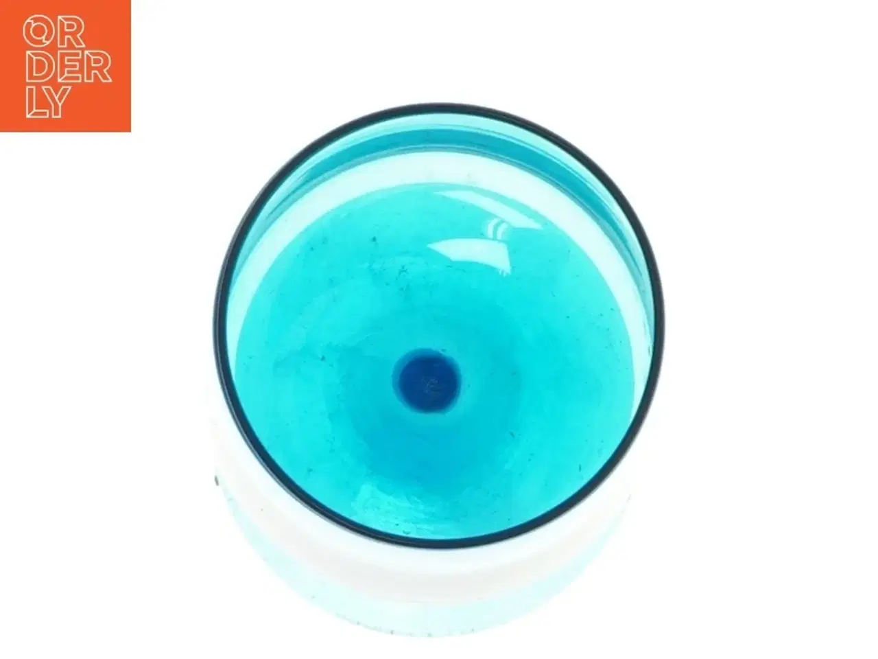 Billede 3 - Blåt glas (str. 18x7 cm)