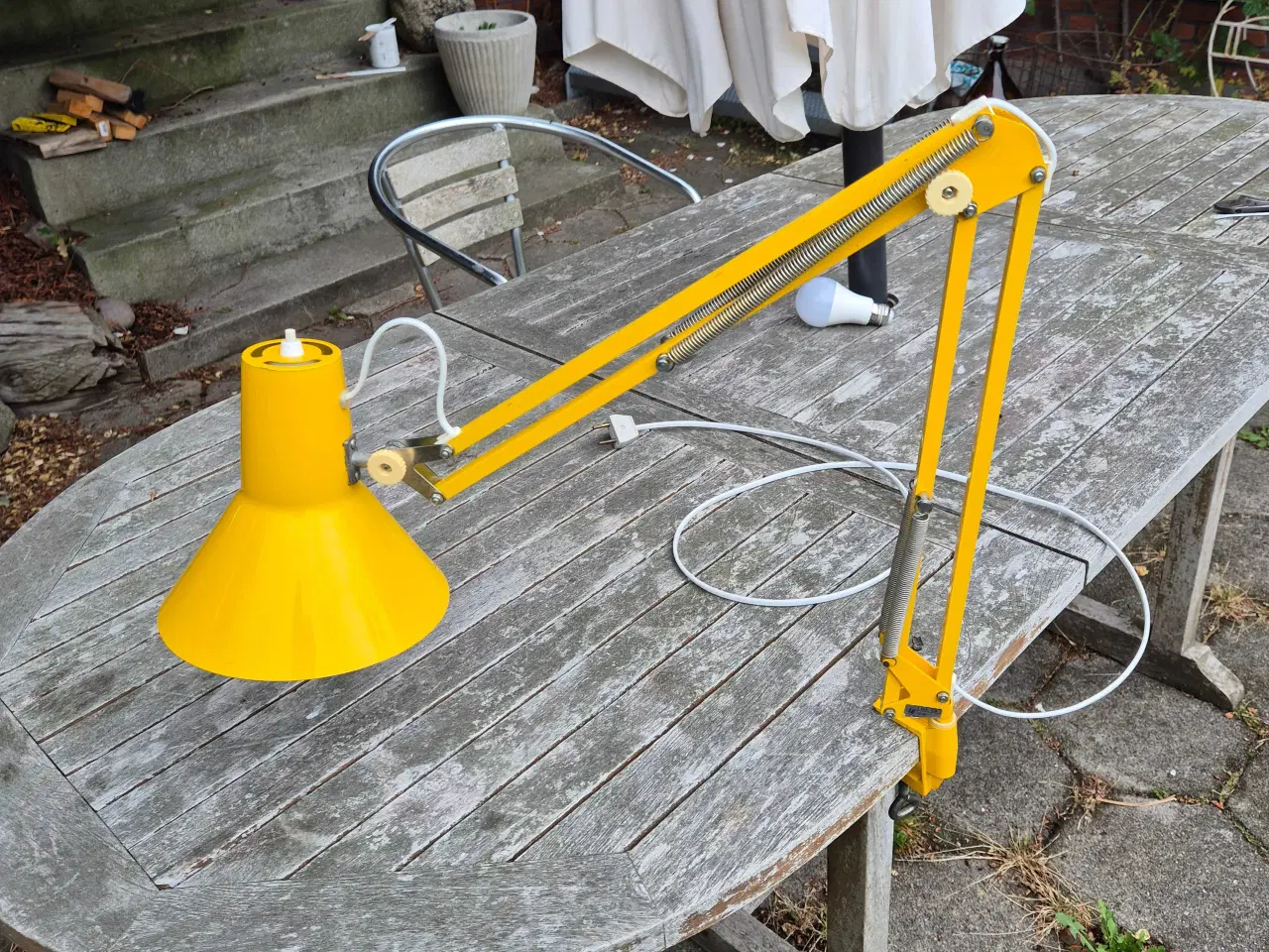 Billede 11 - Varm gul arkitektlampe i dansk design 
