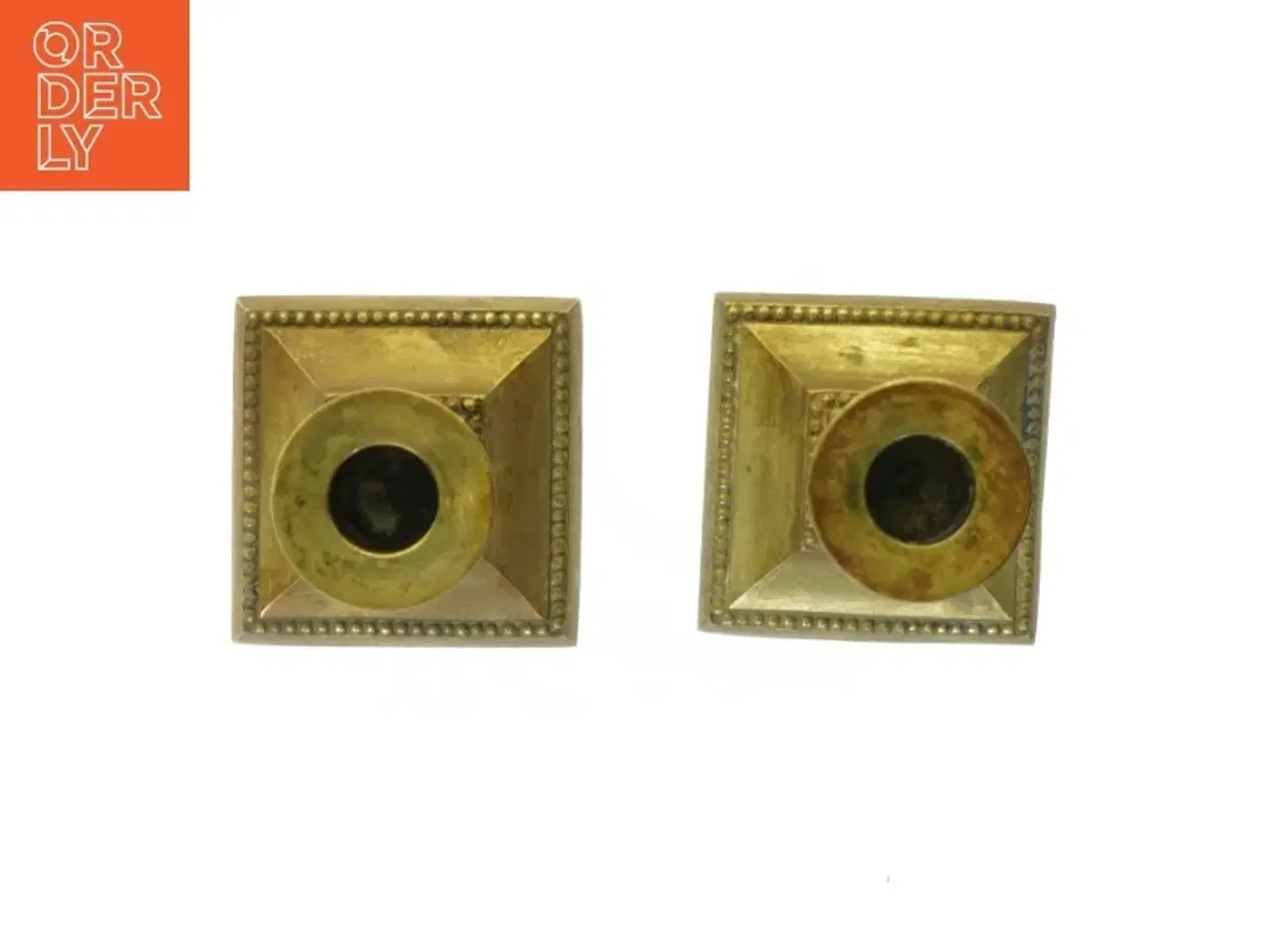 Billede 2 - Messing lysestager (str. 16 cm)