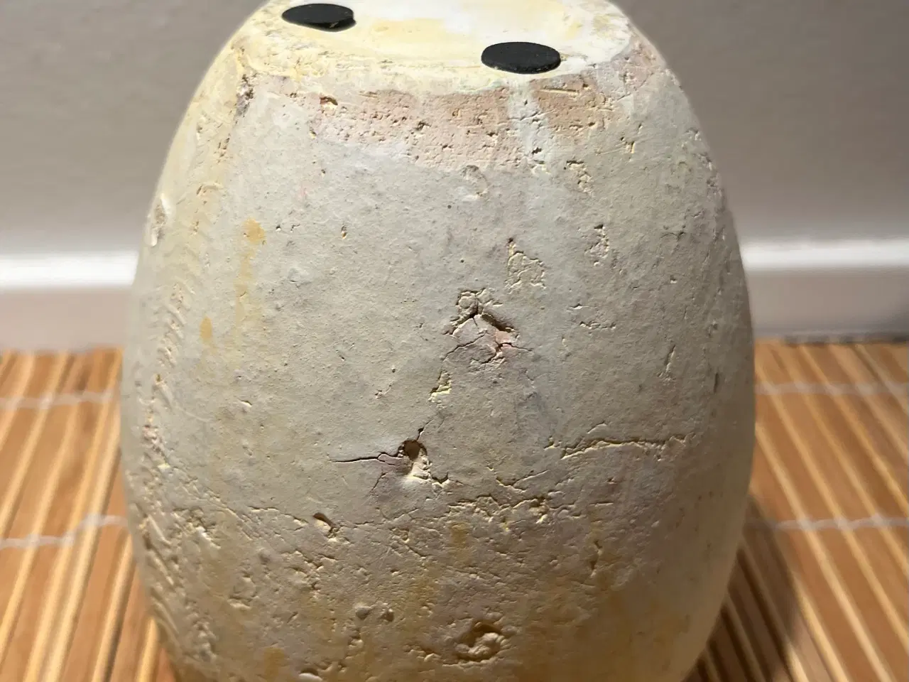 Billede 6 - Keramisk krukke i æggeskalsform