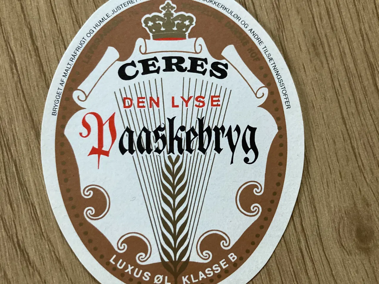 Billede 1 - Ceres Bryggerierne – Den Lyse Paaskebryg