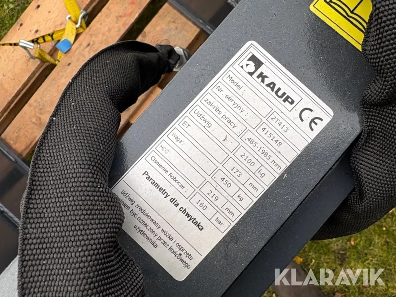 Billede 4 - Hydraulisk balle klemme Karup 2T413