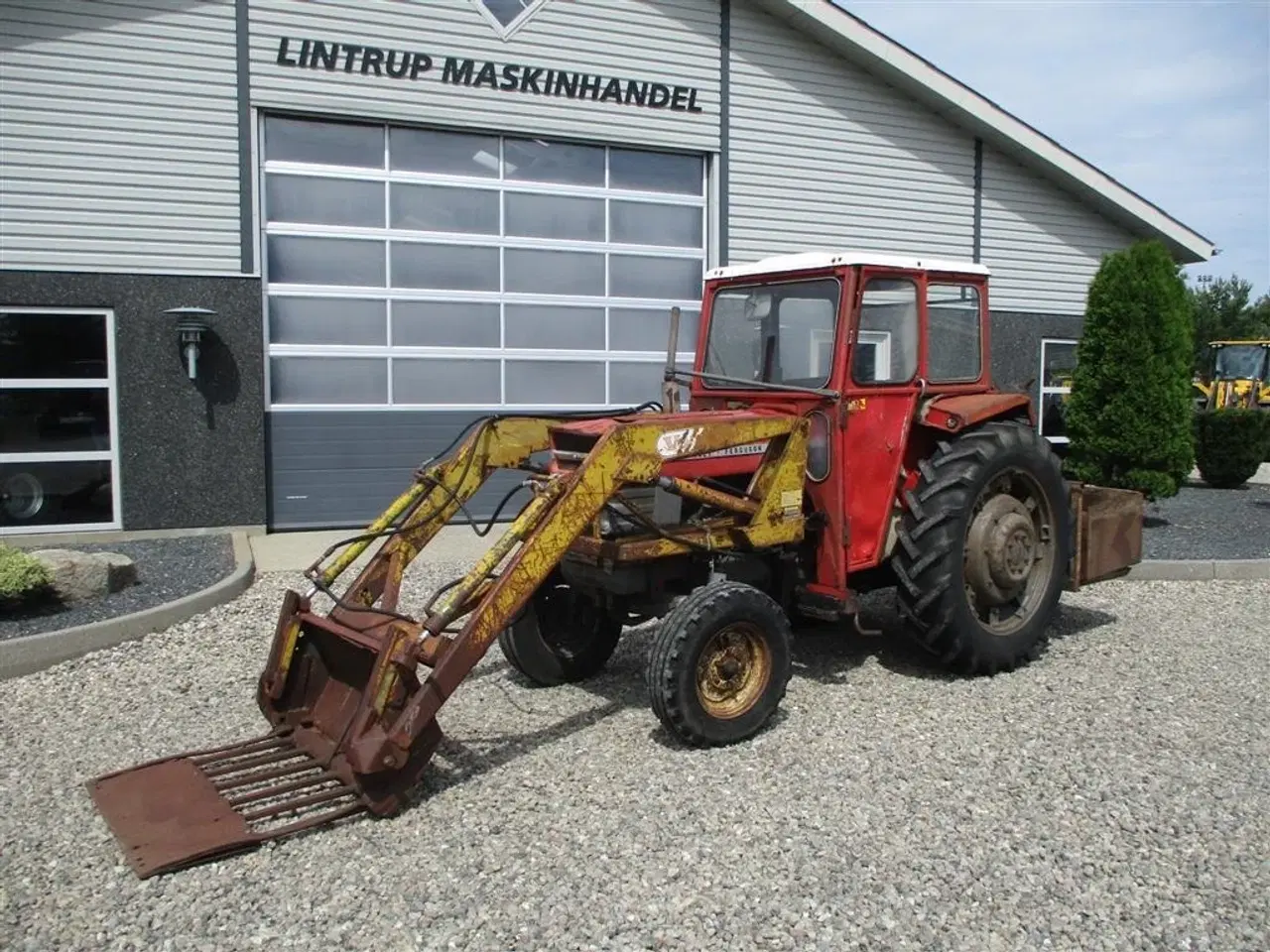 Billede 2 - Massey Ferguson 165 Med Veto 900 fuldhydraulisk læsser med greb