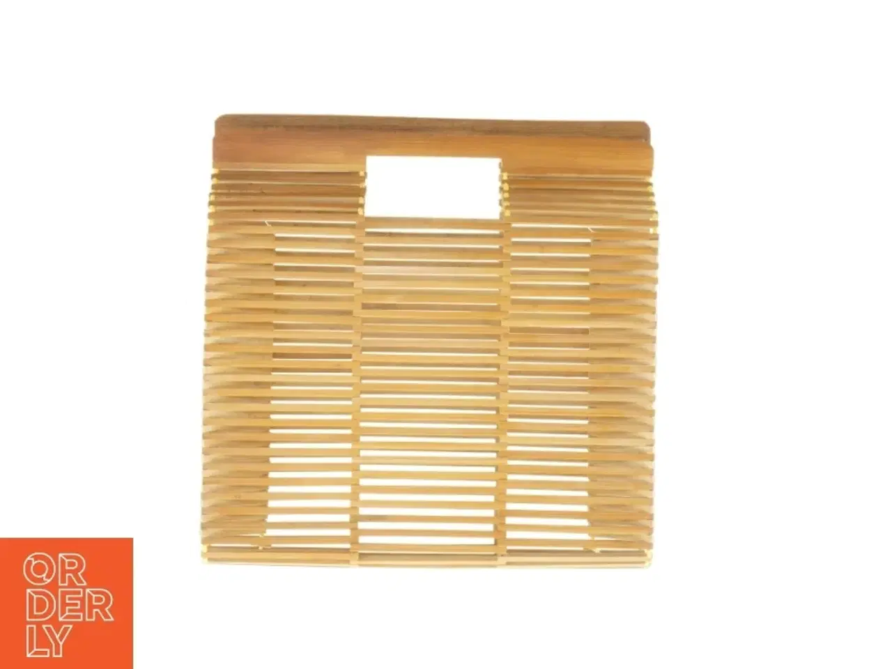 Billede 2 - 1980&#39;er Vintage Cult Gaia Evie Bambus taske (str. 31 x 31 x 6 cm)