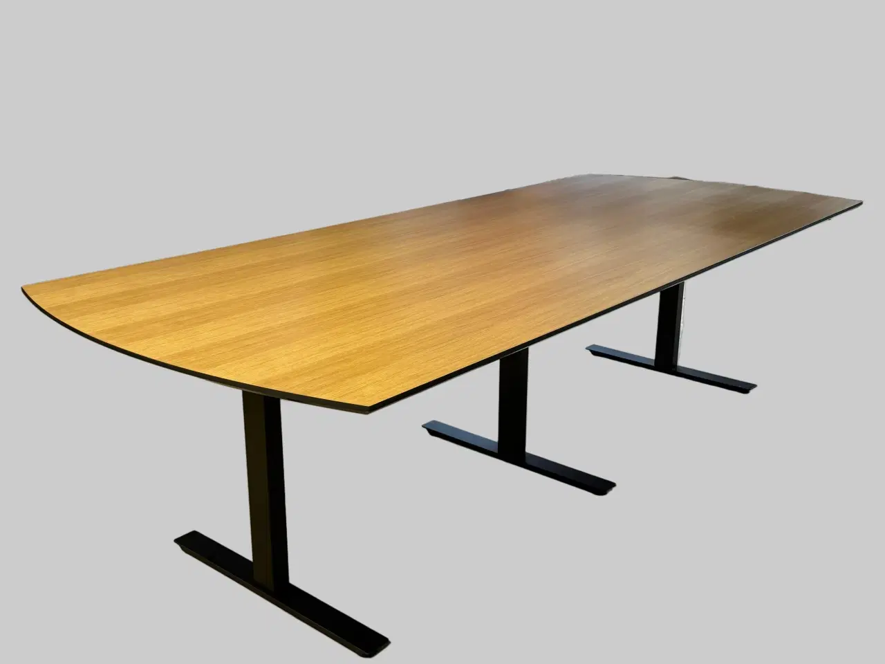 Billede 1 - Dencon Delta Bord – Natur/Sort Stel 380x120x74