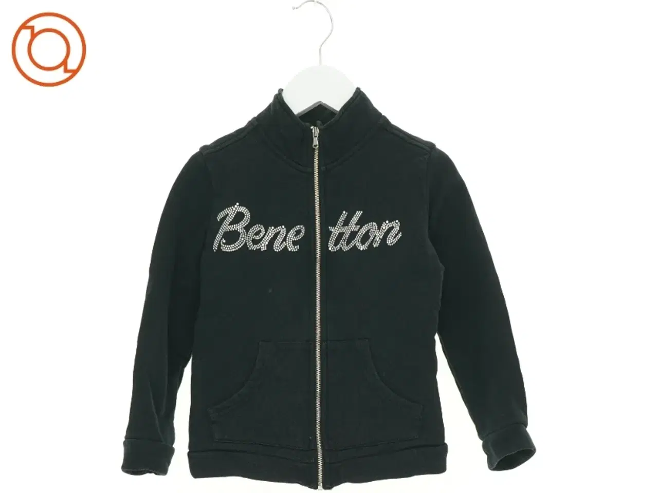 Billede 1 - Uld Trøje Cardigan med pailletter fra Benetton (str. 122 cm)