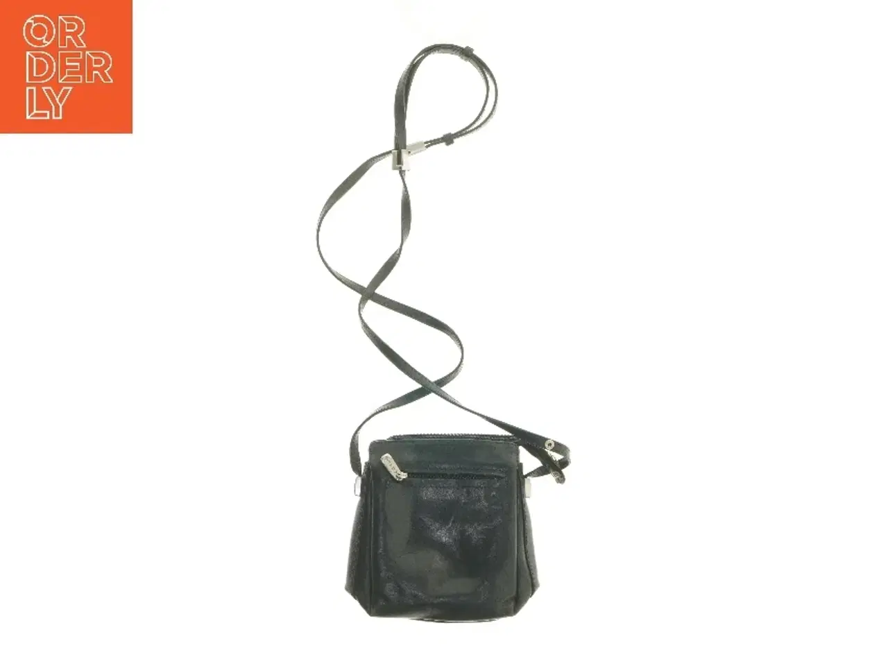 Billede 2 - Skuldertaske i læder fra Adax (str. 18x19,5 cm)