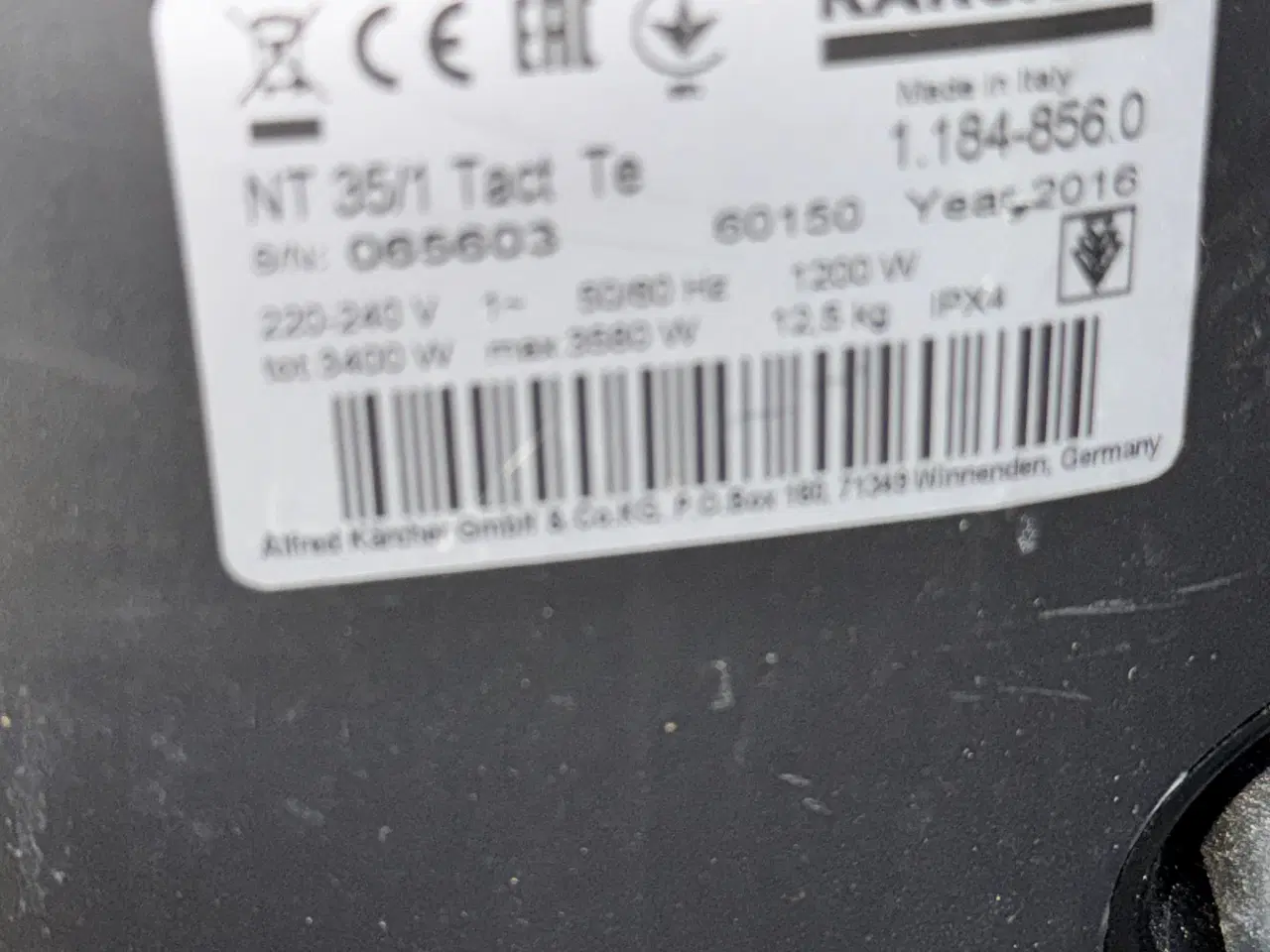 Billede 2 - Kärcher nt 35/1 tact te