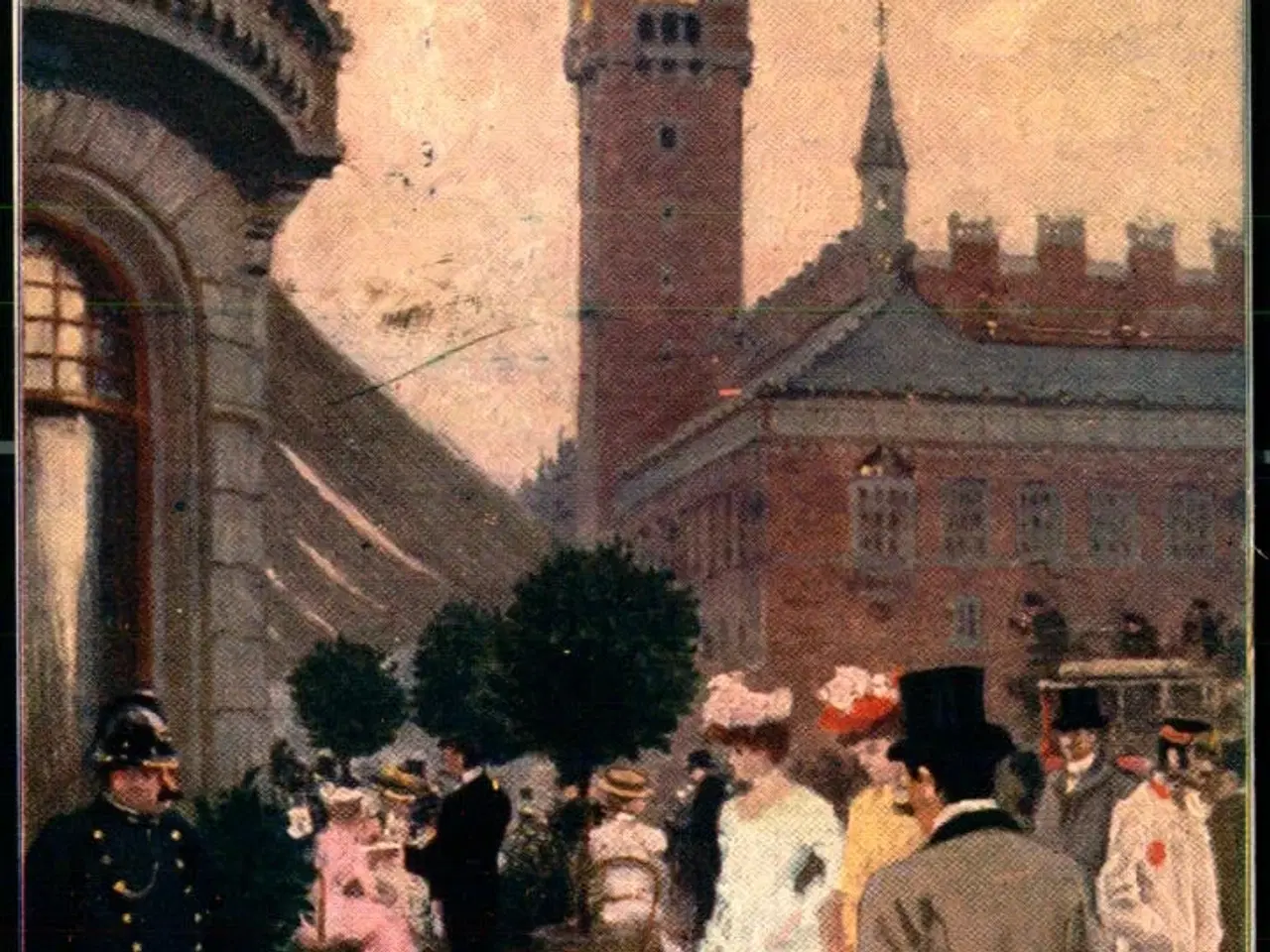 Billede 1 - P. Fischer - Parti fra Raadhuspladsen - Nielsen & Lydiche u/n - Brugt