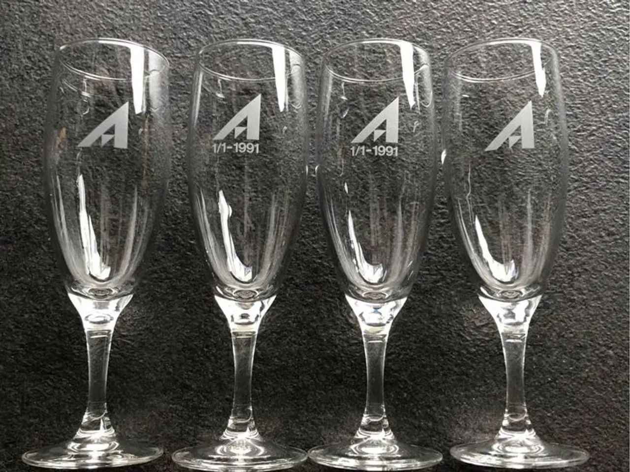 Billede 1 - champagneglas med Logo