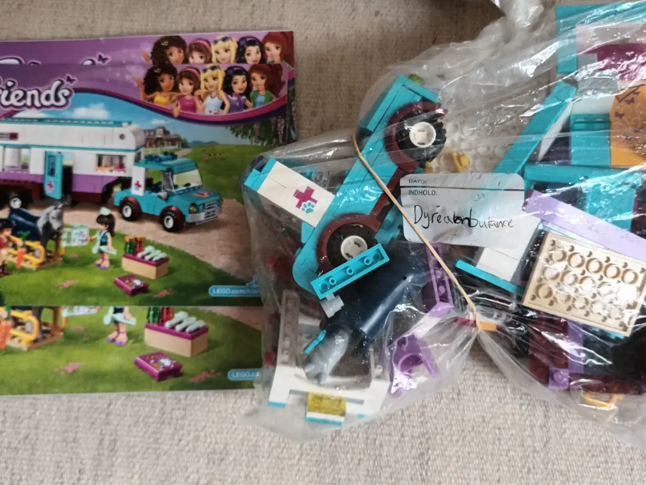 Billede 3 - Diverse Lego friends med byggevejledninger