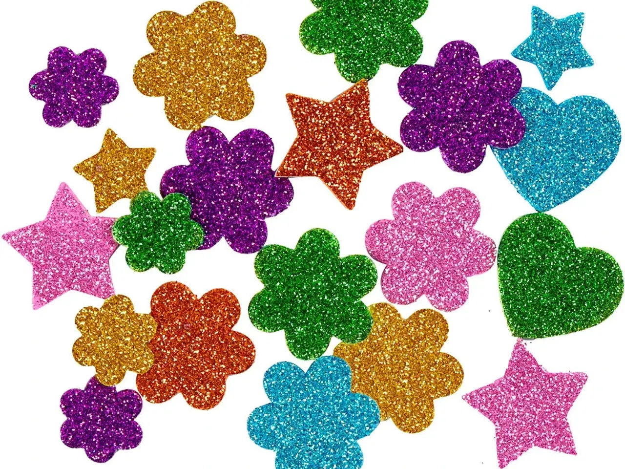 Billede 1 - Mosgummifigurer 800 stk. i 19+29 mm - Kreativ dekoration