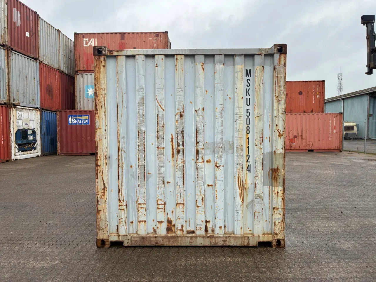 Billede 2 - 20 fods Container- ID: MSKU 508112-4