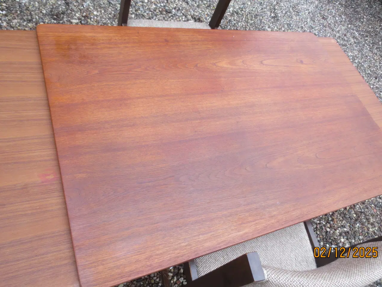Billede 3 - 1 stk Teak Spisebord med Hollandsk Udstræk