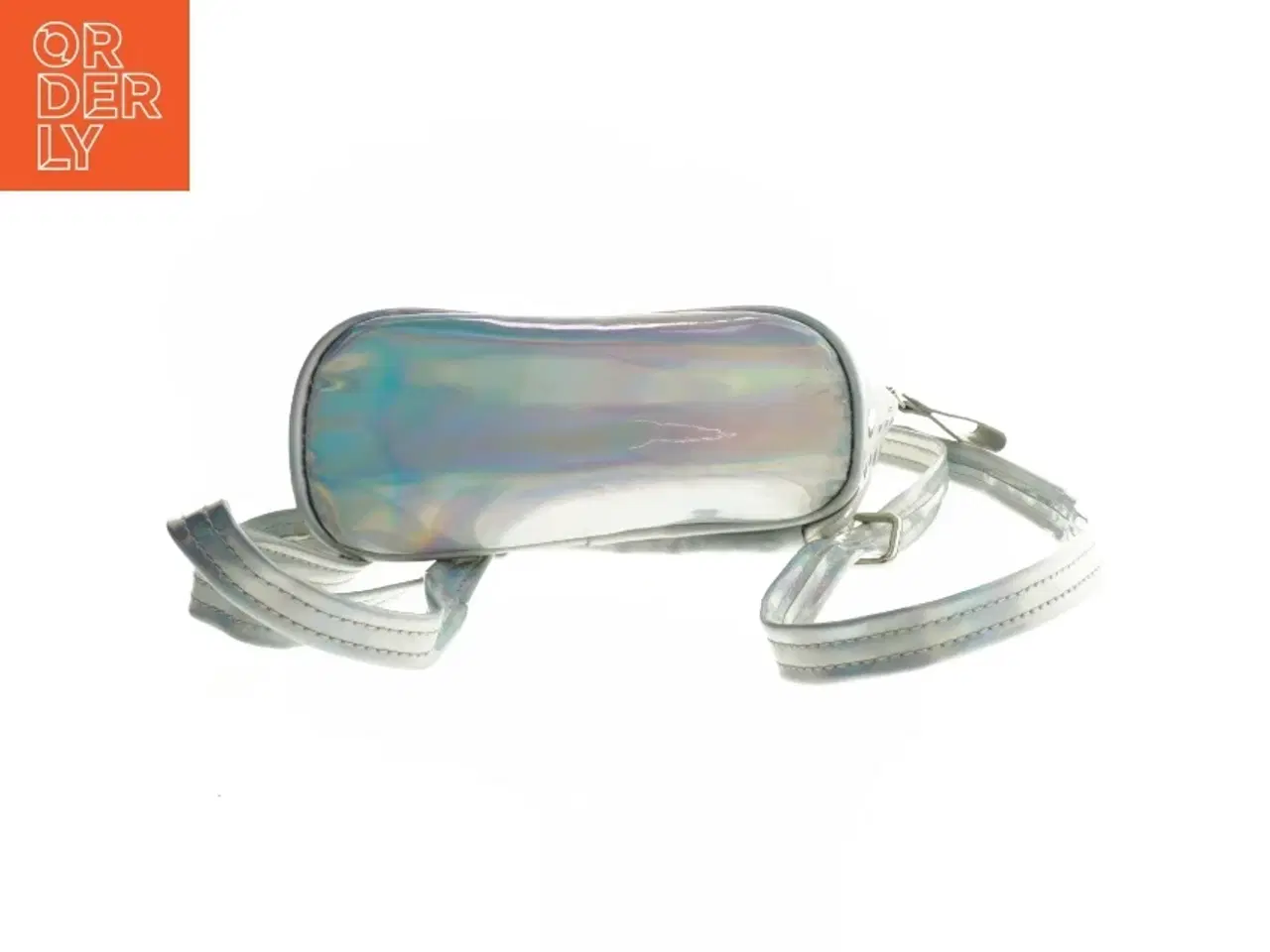 Billede 2 - Mini rygsæk med sølvprikker (str. 19x21 cm)