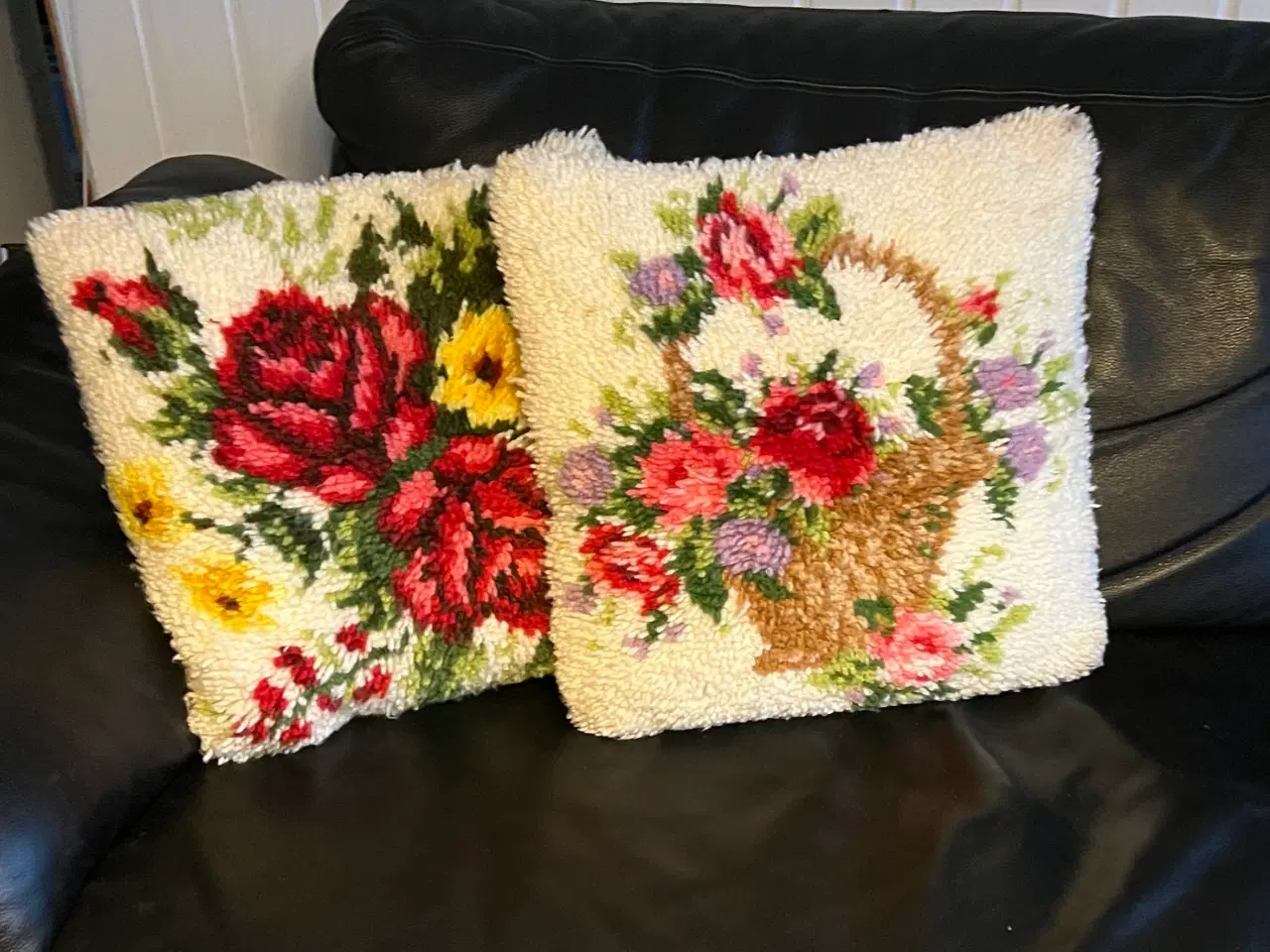 Billede 1 - Retro rya pynte puder