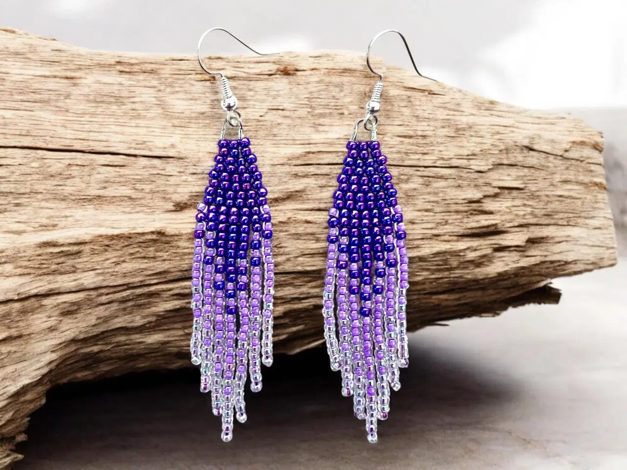 Billede 1 - Grønlandske perle øreringe