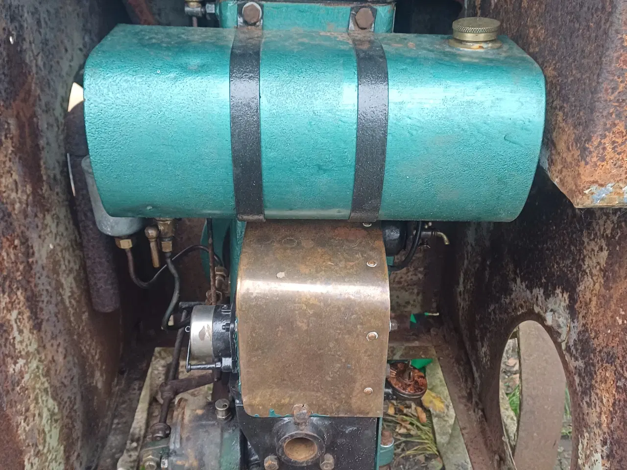 Billede 1 - gamle blandemaskine benzin motor