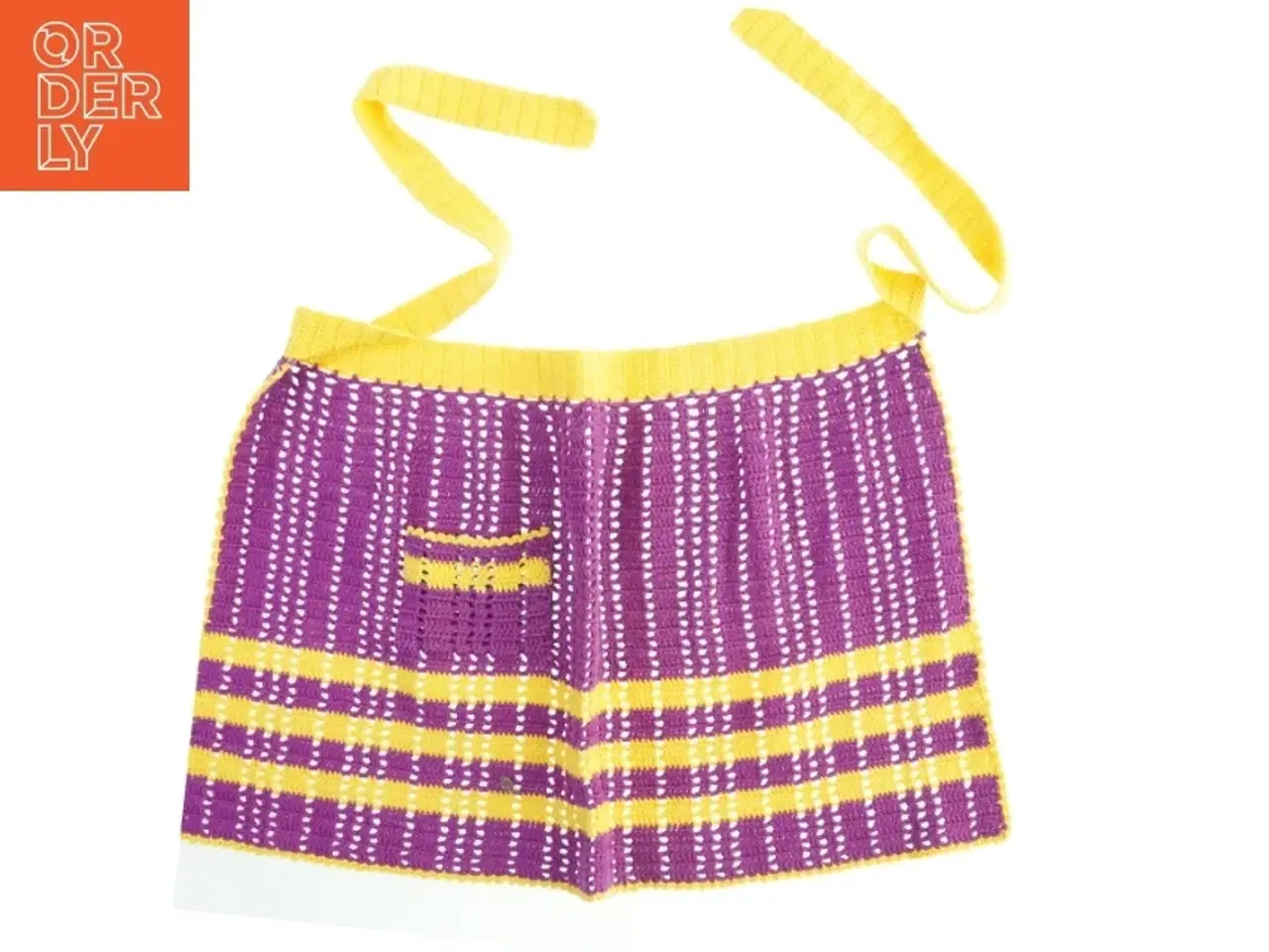 Billede 1 - Hæklet forklæde (str. 64x37 cm)