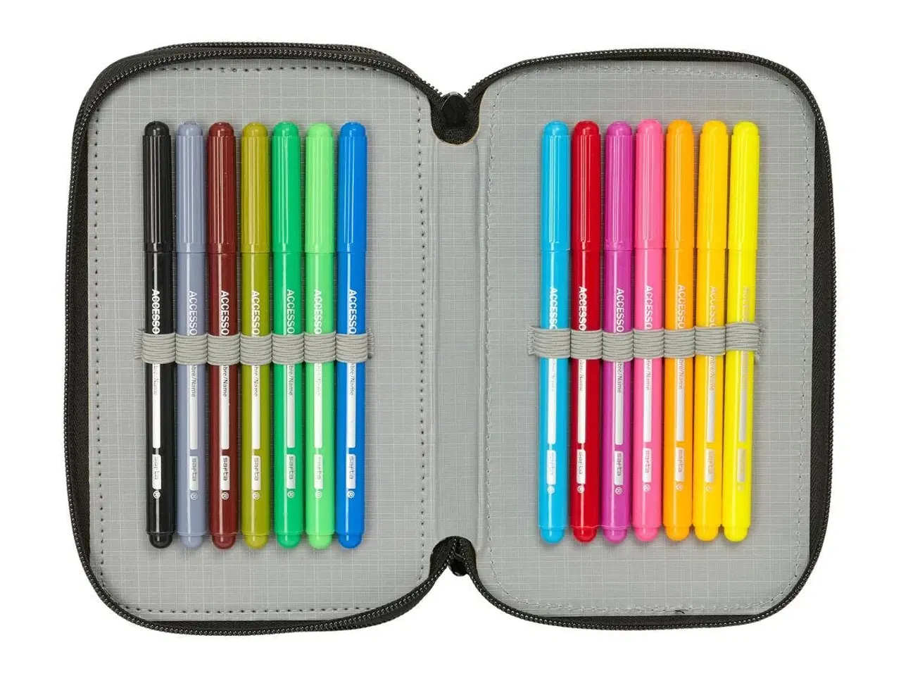 Billede 6 - Tredobbelt Penalhus Minecraft Tnt Multifarvet 12,5 x 19,5 x 5,5 cm 37 Dele