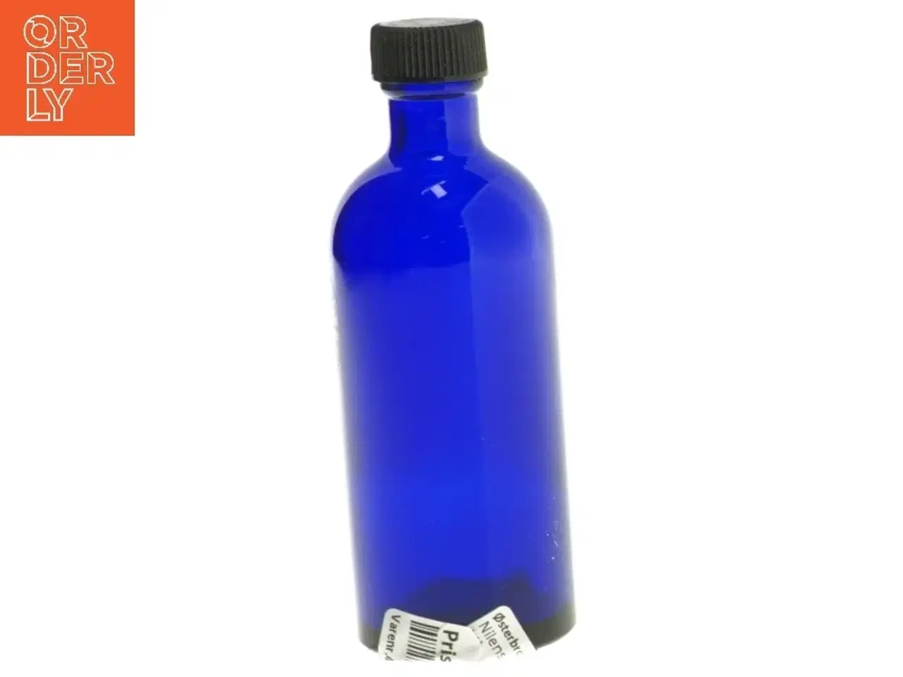 Billede 2 - Nilens Jord Blå glasflaske med låg fra Neals Yard (str. 13 cm)