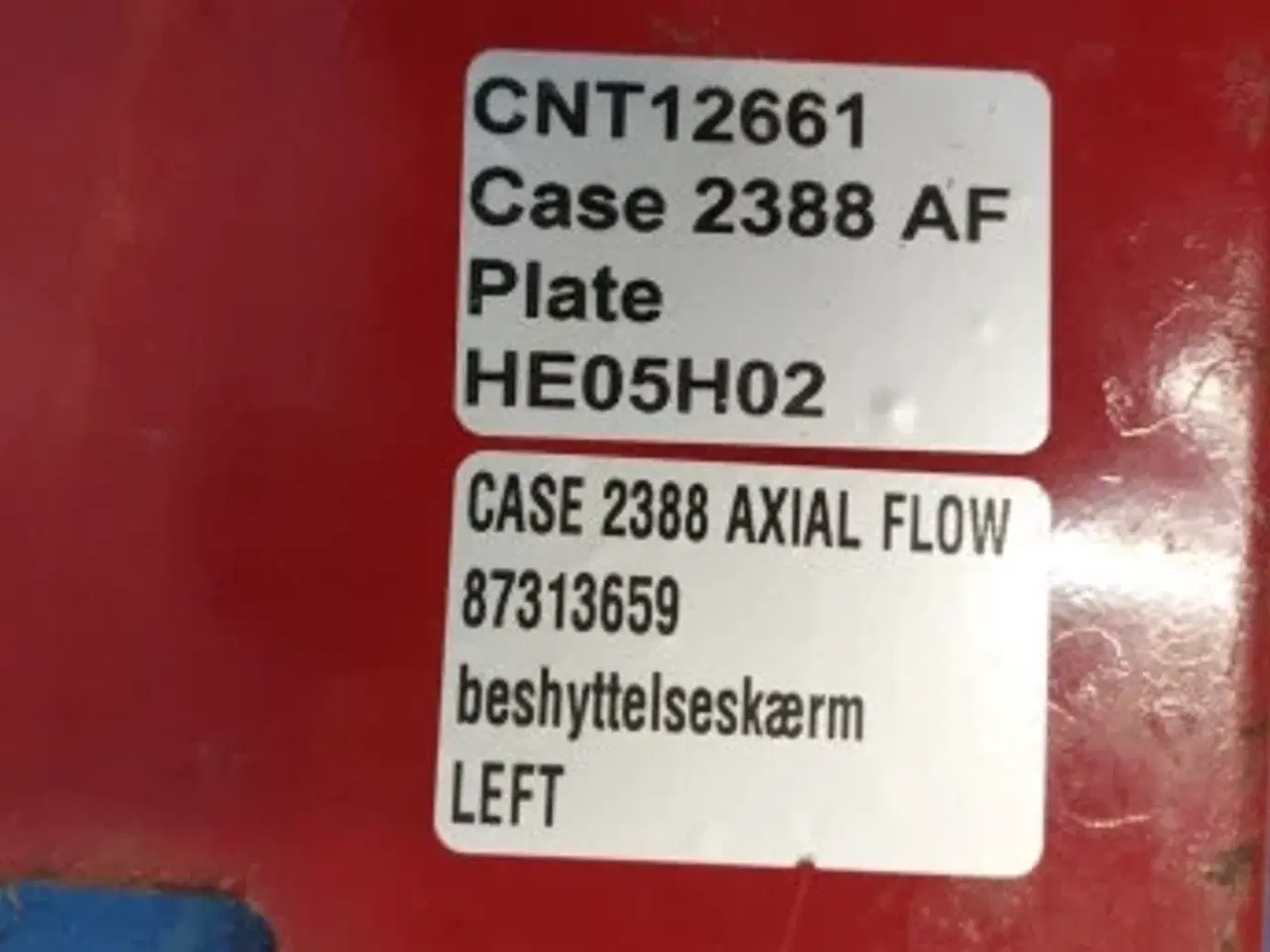 Billede 8 - Case IH 2388 AF Beskyttelseskærm LH 87313659