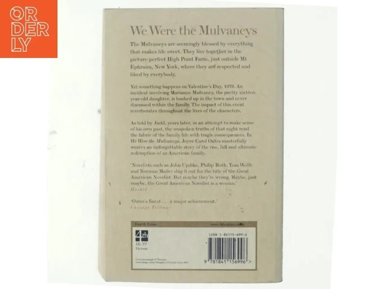 Billede 3 - We were the Mulvaneys af Joyce Carol Oates (Bog)