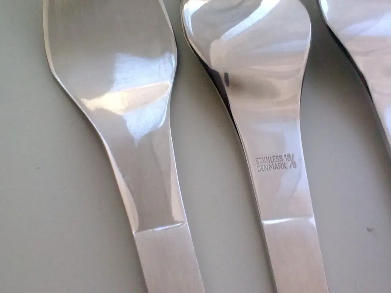 Billede 7 - Dessert bestik DENMARK STÅL ostebord frugt sæt
