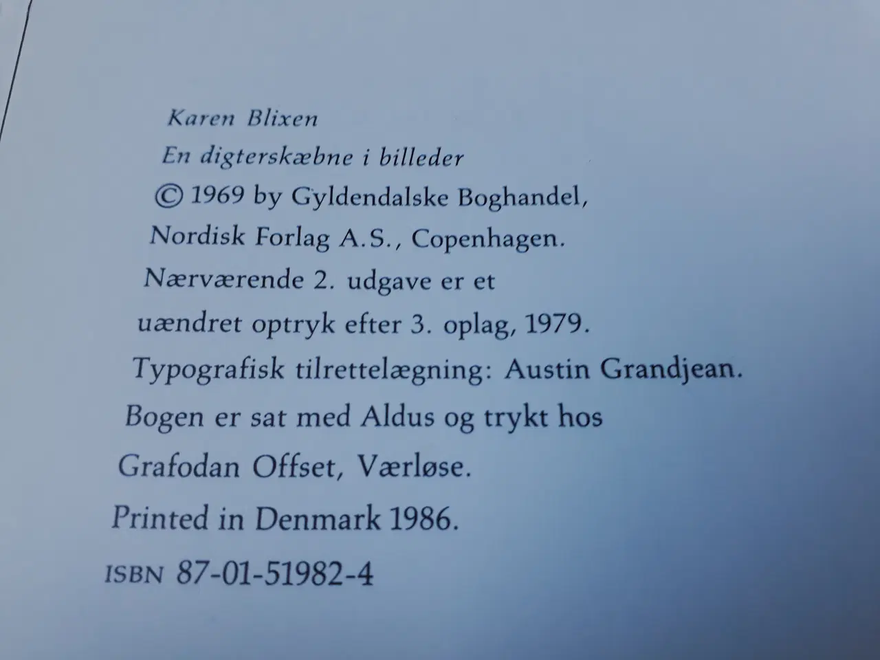 Billede 2 - Karen Blixen - En digterskæbne i billeder