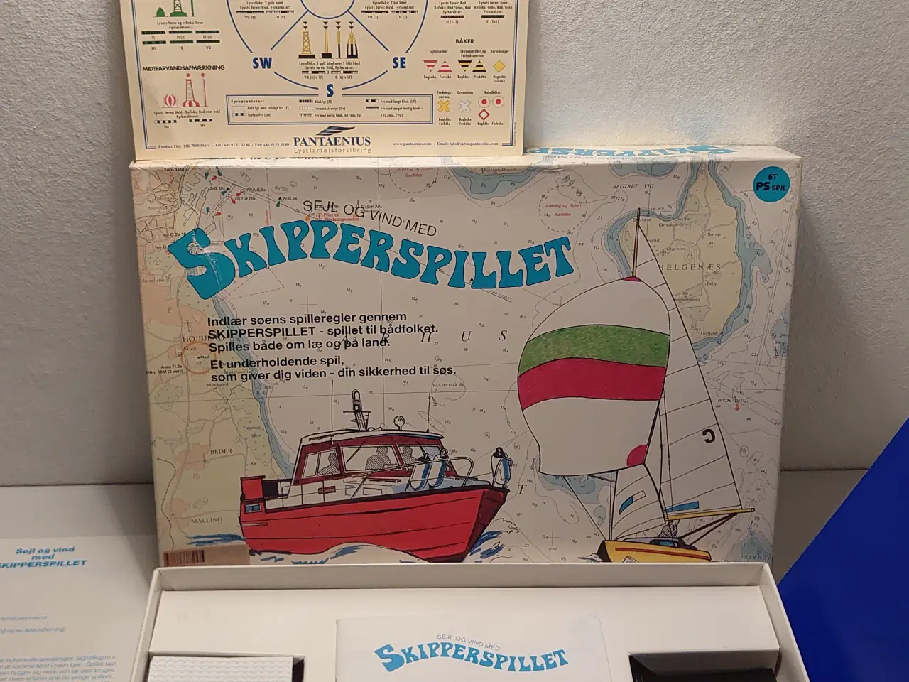 Billede 1 - Skipperspillet. Komplet indlæringsspil om søregler