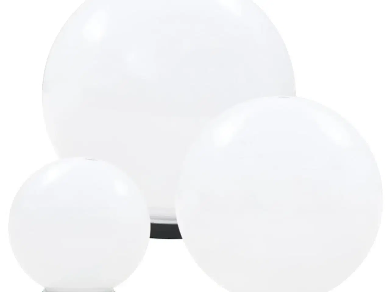 Billede 2 - LED-kuglelampesæt 3 dele kugleformet 20/30/40 cm PMMA