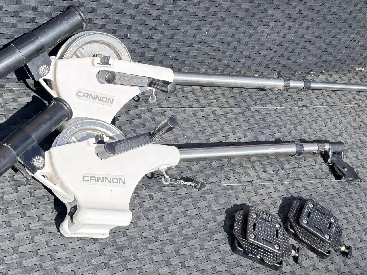 Billede 2 - 2 stk Canon Unitroll top model  downrigger hvid 