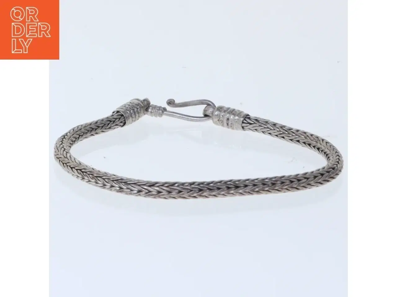 Billede 2 - Creoler Armbånd i flettet sølv (str. 20 cm)