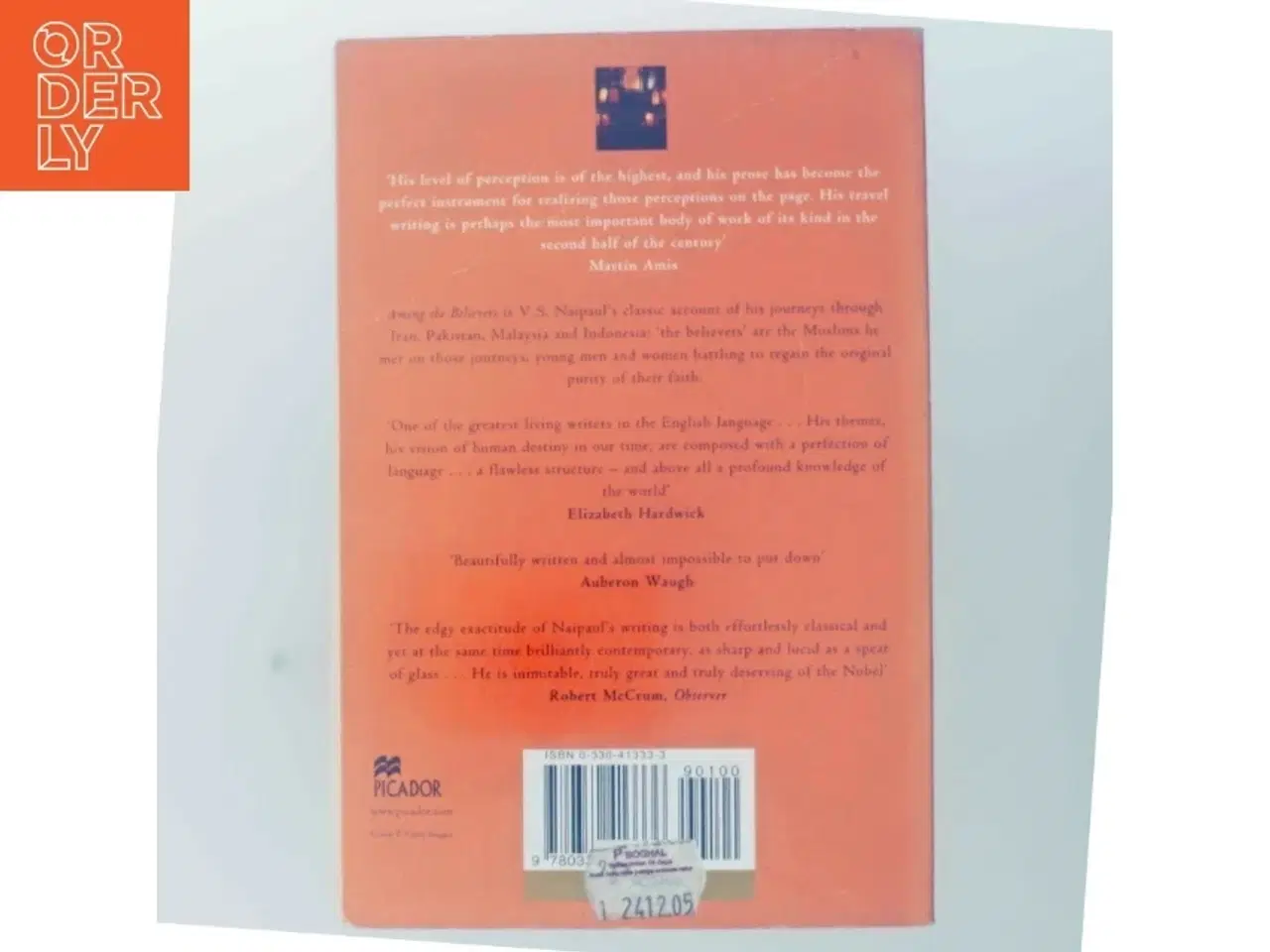 Billede 3 - Among the believers : an Islamic journey af V. S. Naipaul (Bog)