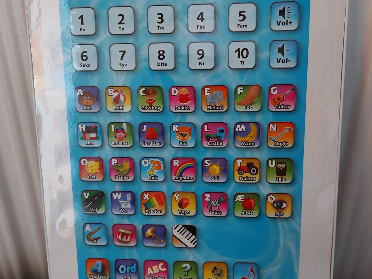 Billede 1 -  Aktivitets Tablet til Børn/ næsten som Ny