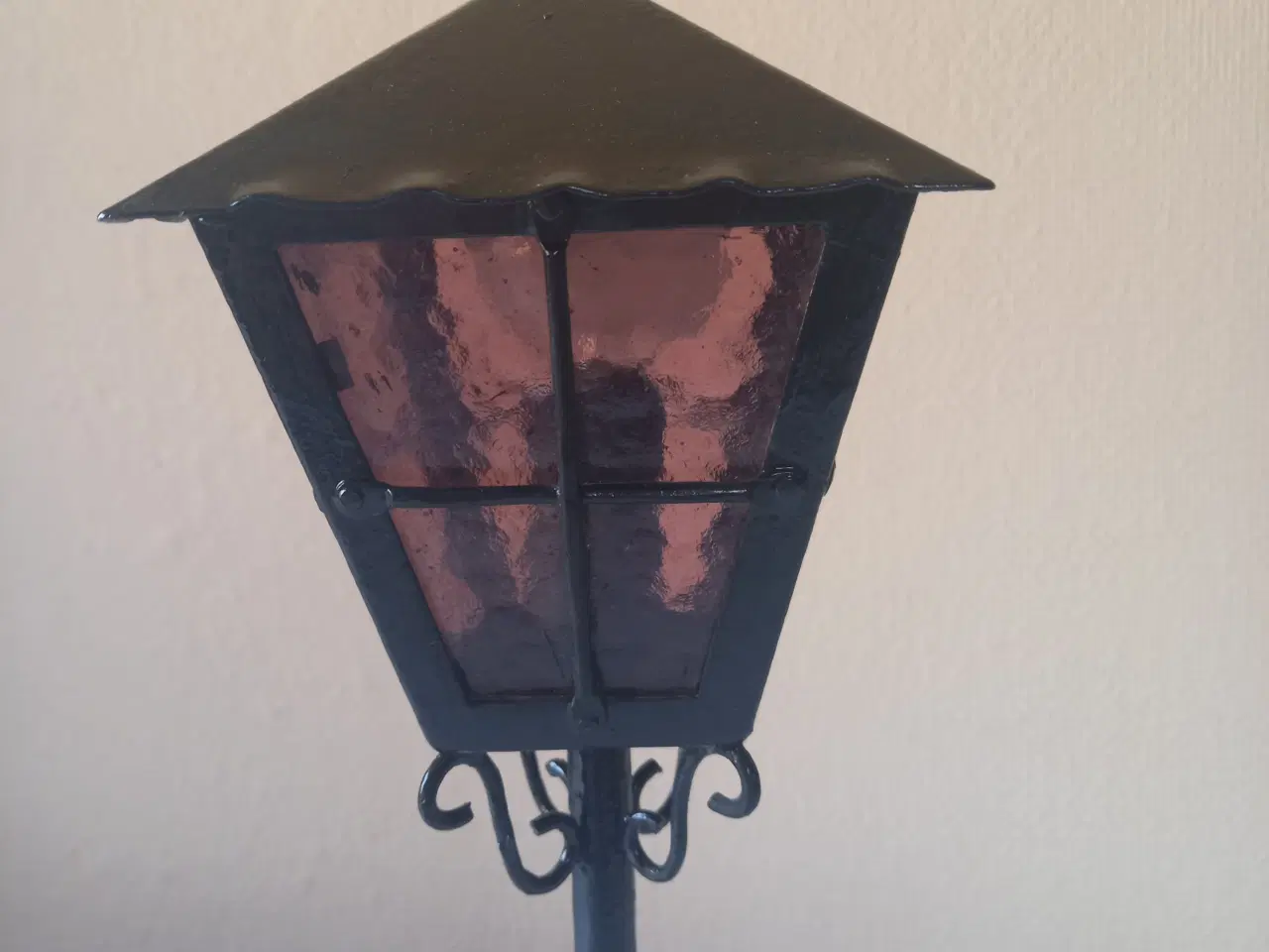 Billede 2 - Bordlampe vintage a la gadelygte