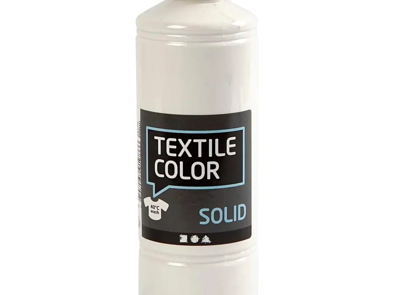 Billede 1 - Textile Solid, dækkende, dækhvid, 500ml/ 1 fl.