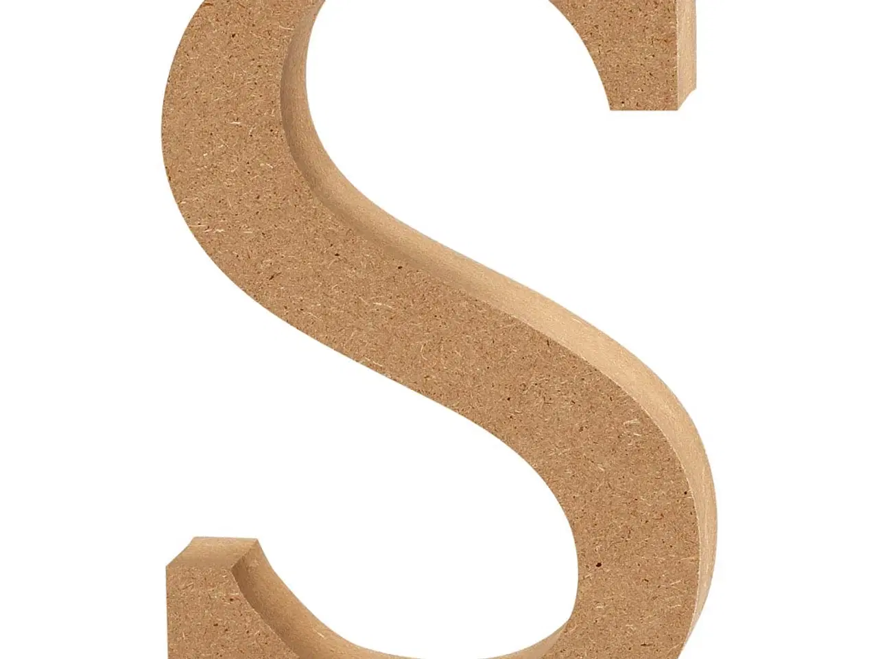 Billede 1 - Stort Træbogstav 'S' - 13 cm Høj, 2 cm Tykkelse