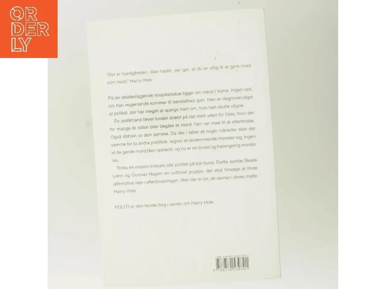 Billede 3 - Politi af Jo Nesbø (Bog)