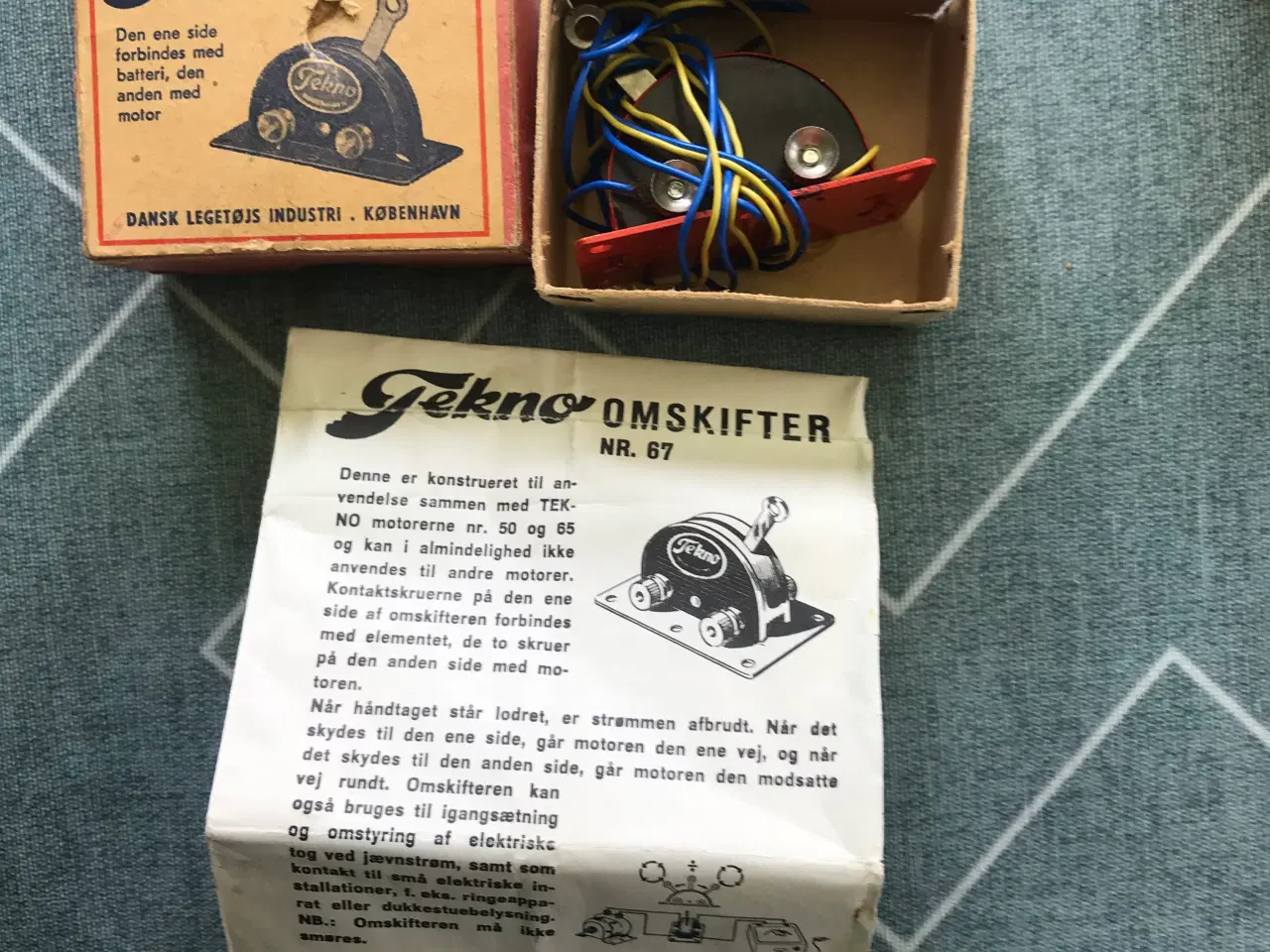 Billede 2 - Tekno motor og omskifter