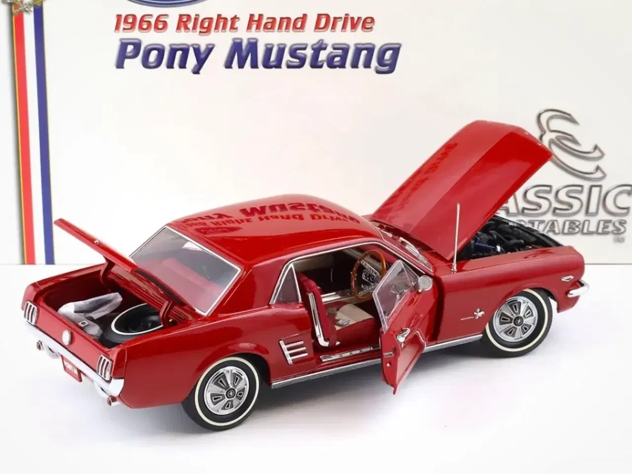 Billede 4 - 1:18 Ford Mustang RHD Coupe 1966