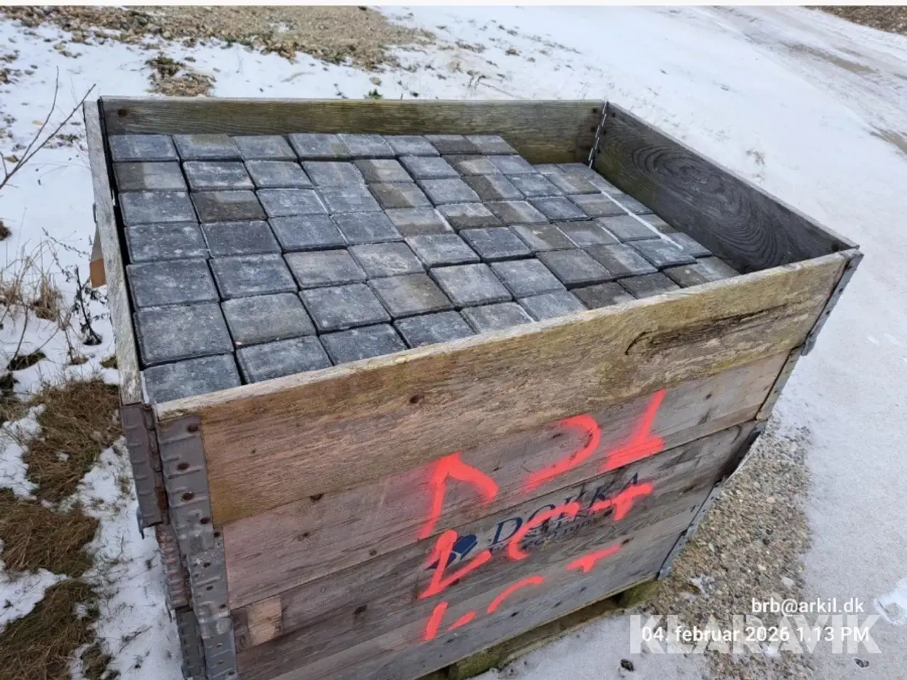 Billede 1 - Beton kopsten sorte ca. 900 styk