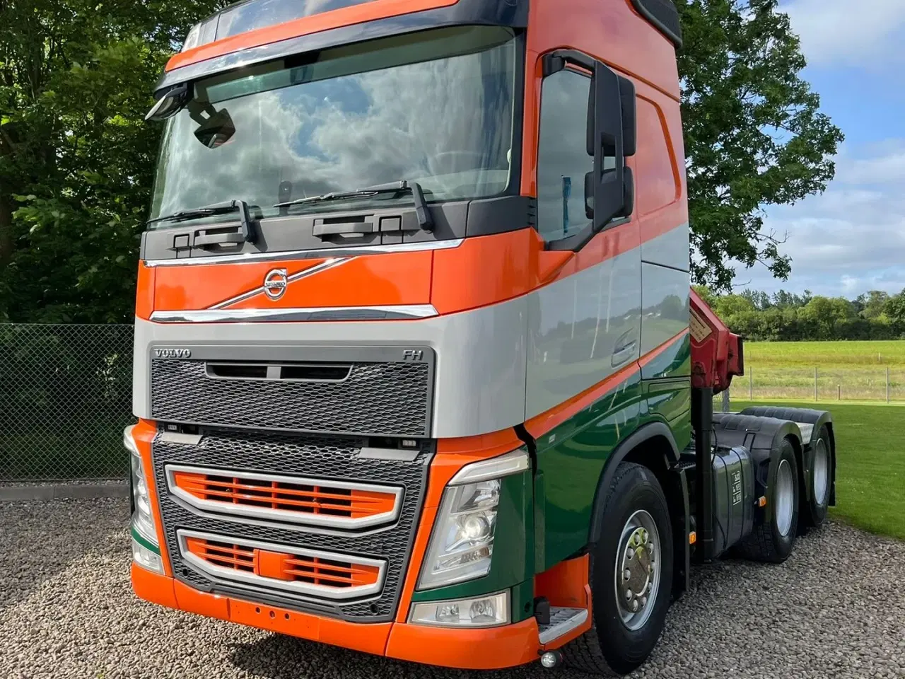 Billede 6 - Volvo FH 500 6x4 med tandemløft og aftagelig HMF 1150 kran+ 2 strengs hydraulik. Evt udlejning, ring og forhør