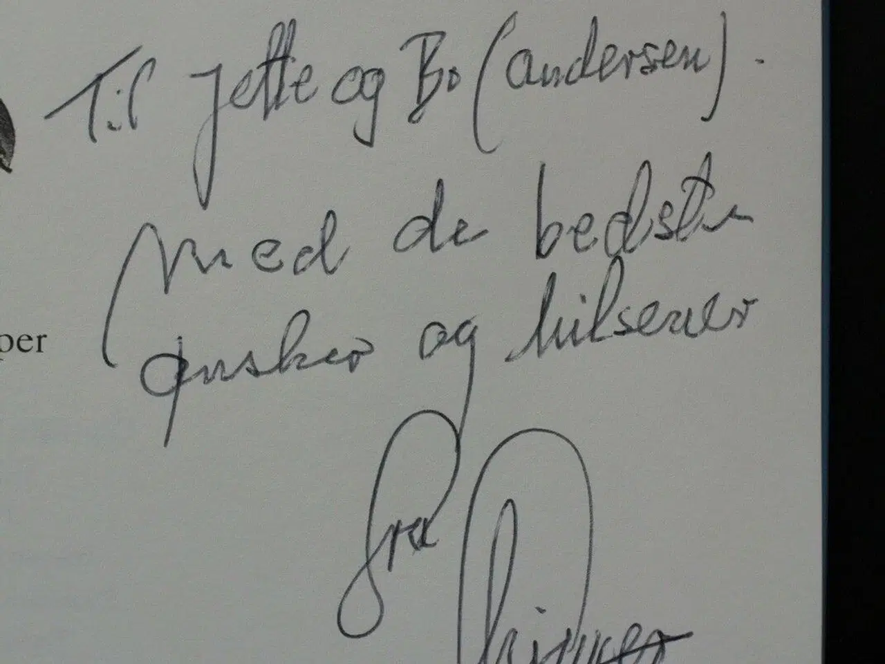 Billede 2 - terje vigen, henrik ibsen med dedikation af mogens